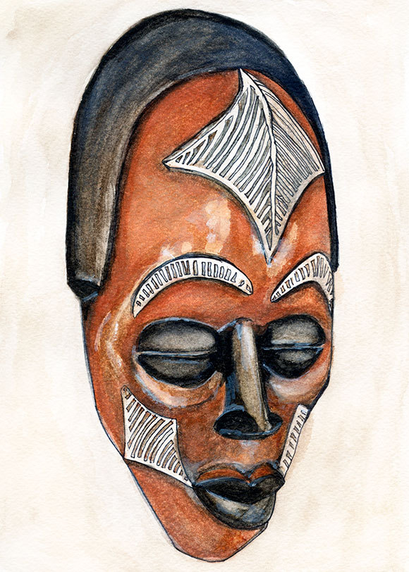 Image source www.keyword-suggestions.com Unkowen Artist.   Kenya Tribal Masks