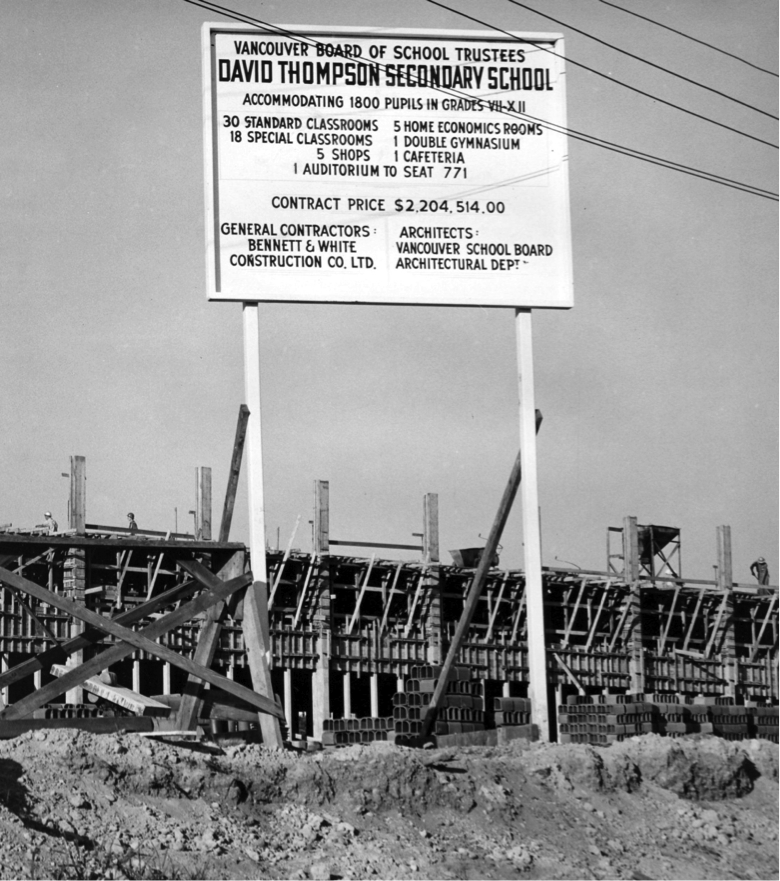 Construction sign (1957.)