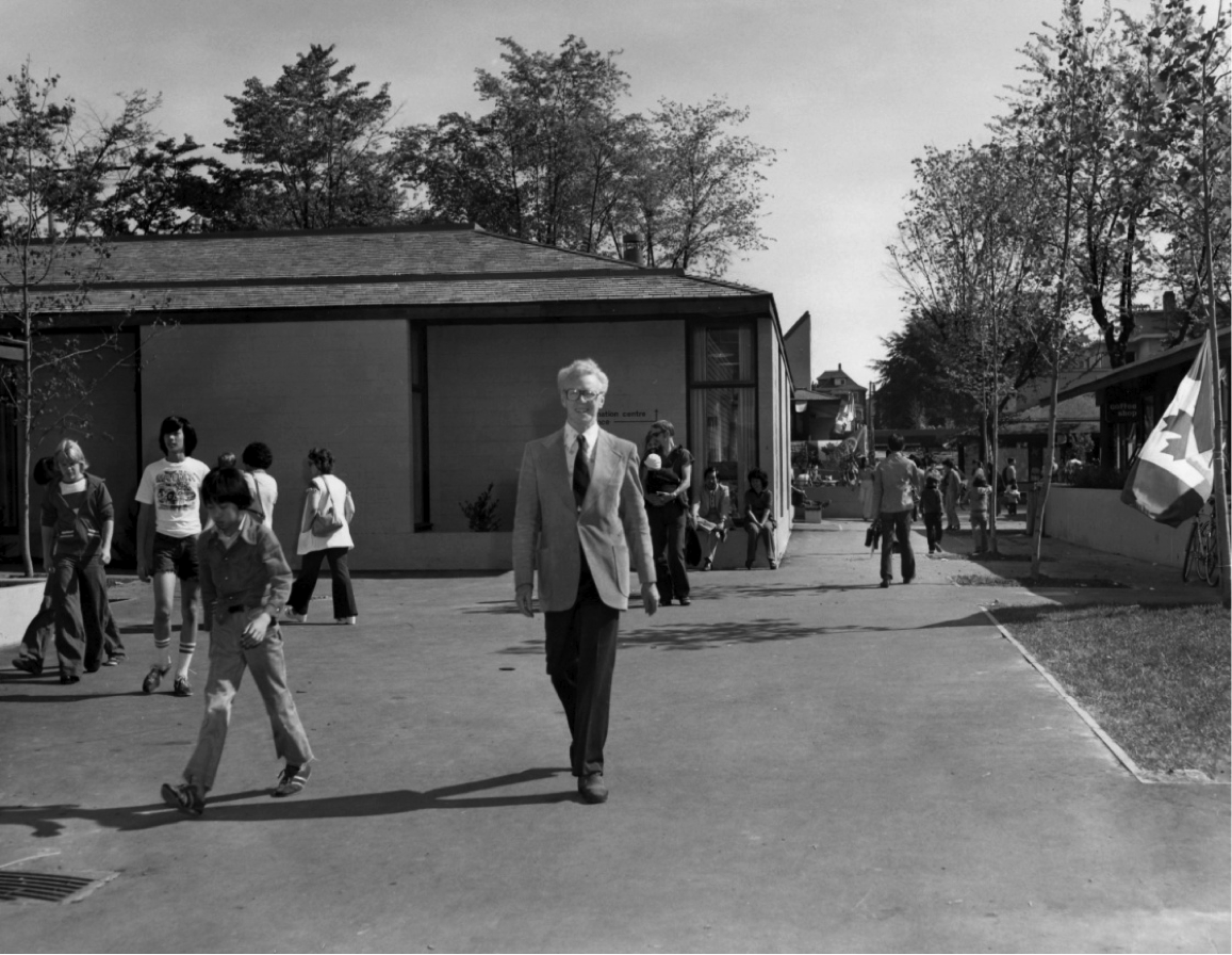 Opening of the Britannia Community Services Centre (1976.) Norval Brown, Principal.